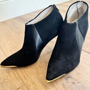 Zara Suede Ankle Bootie